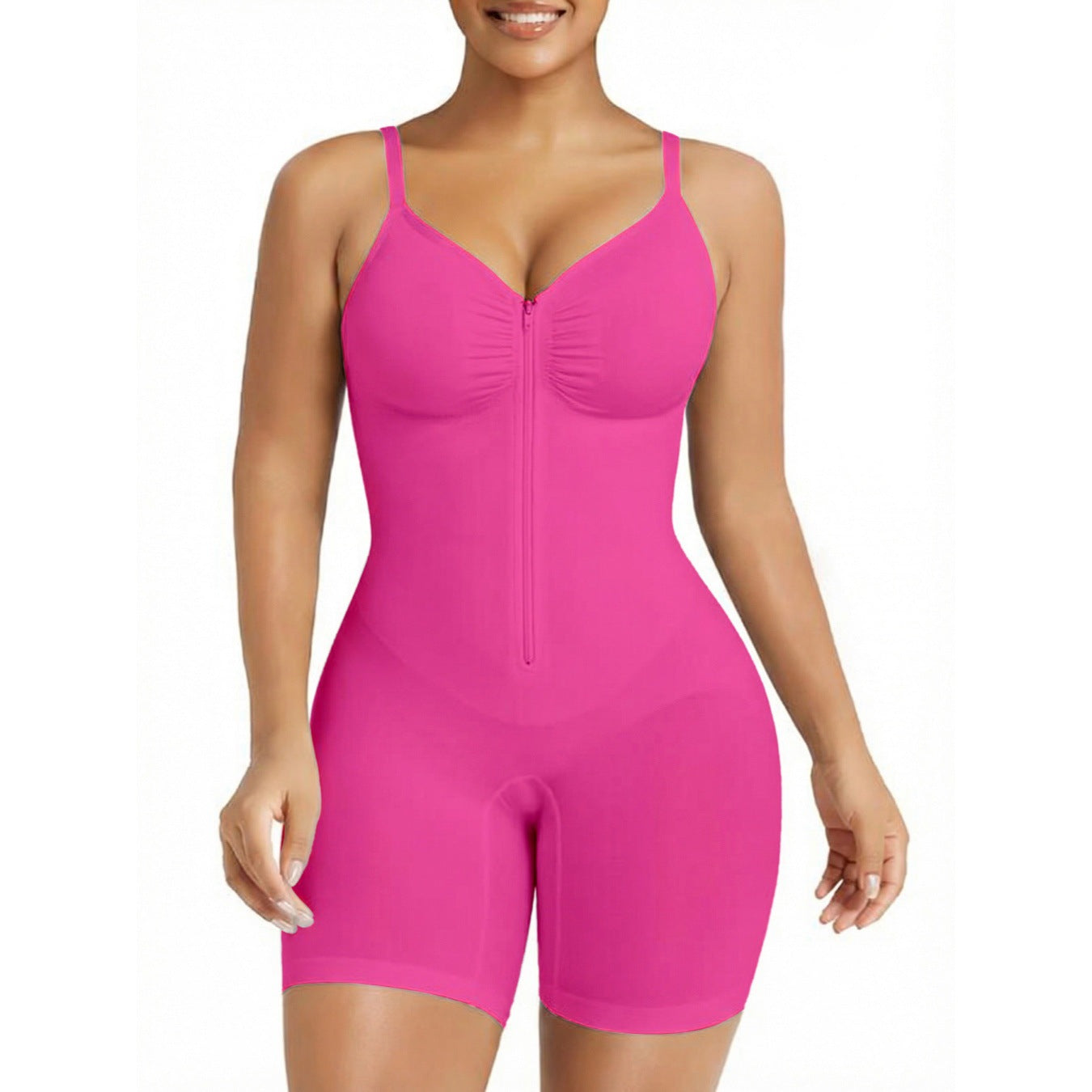 Women's Tummy Control Zip Bodysuit