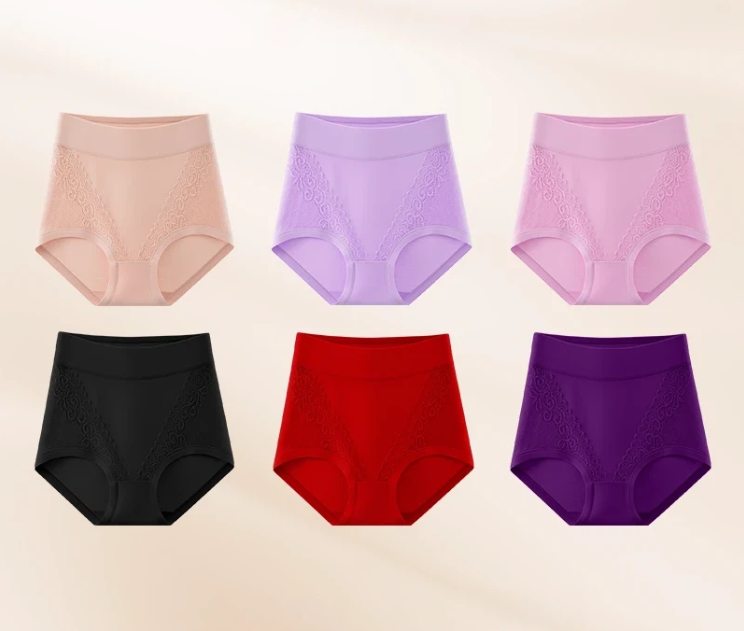 Comfortable High-Waist Leakproof Panties for Plus Size Women