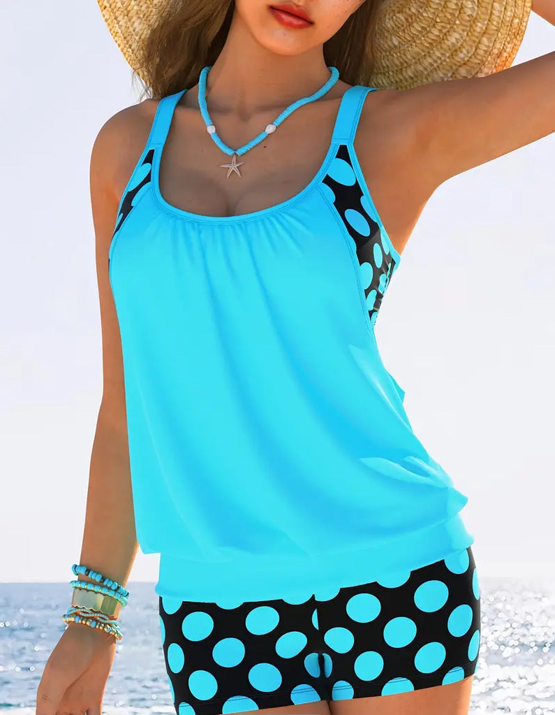 Women's Polka Dot Two Piece Swimsuit