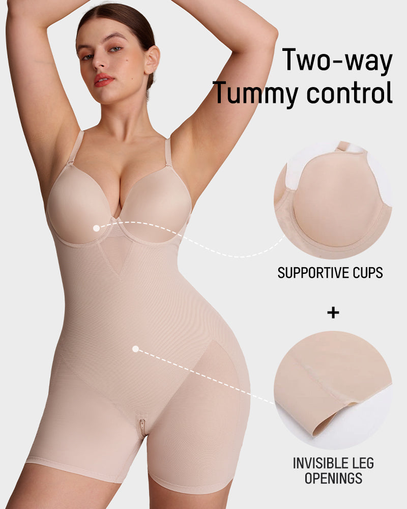 Seamless Full-Body Shaping Bodysuit