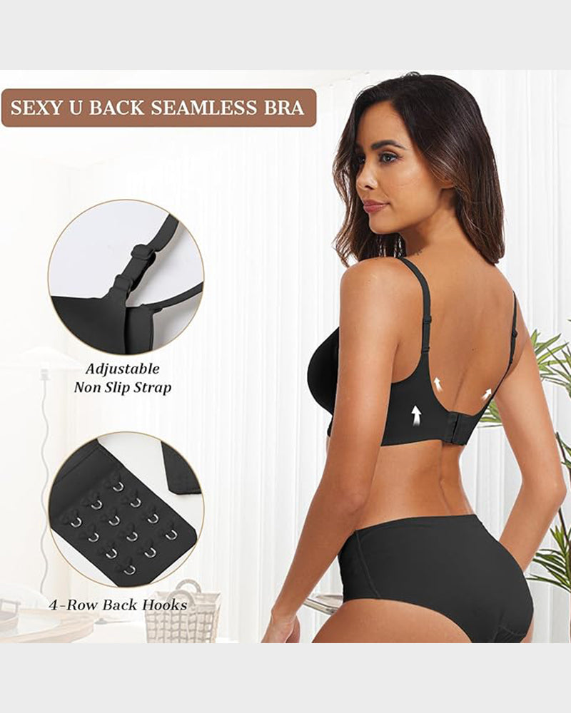 Seamless Soft Support Push Up Bra