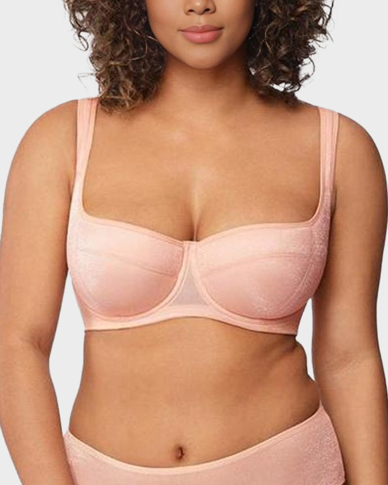 Women Shimmer Lightly Padded Balconette Bra