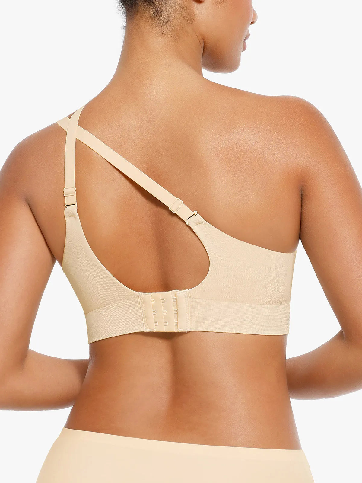 Wireless Seamless Push-Up V-Neck Bra