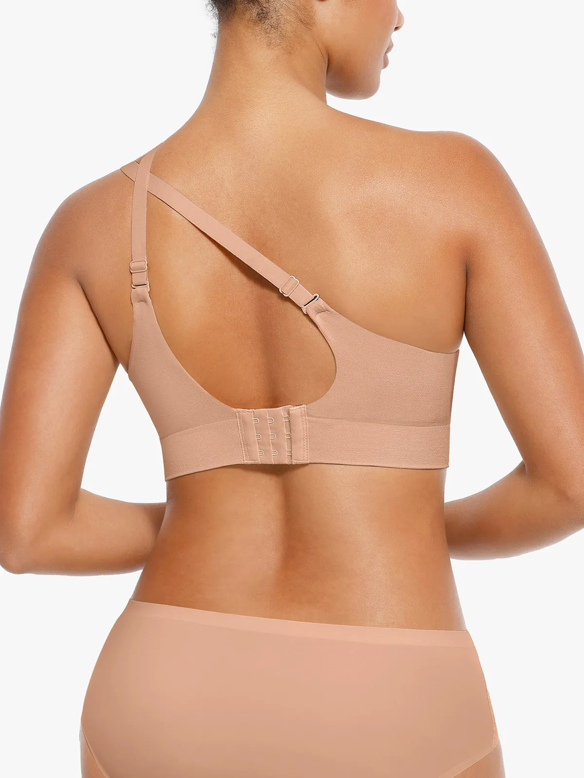 Wireless Seamless Push-Up V-Neck Bra