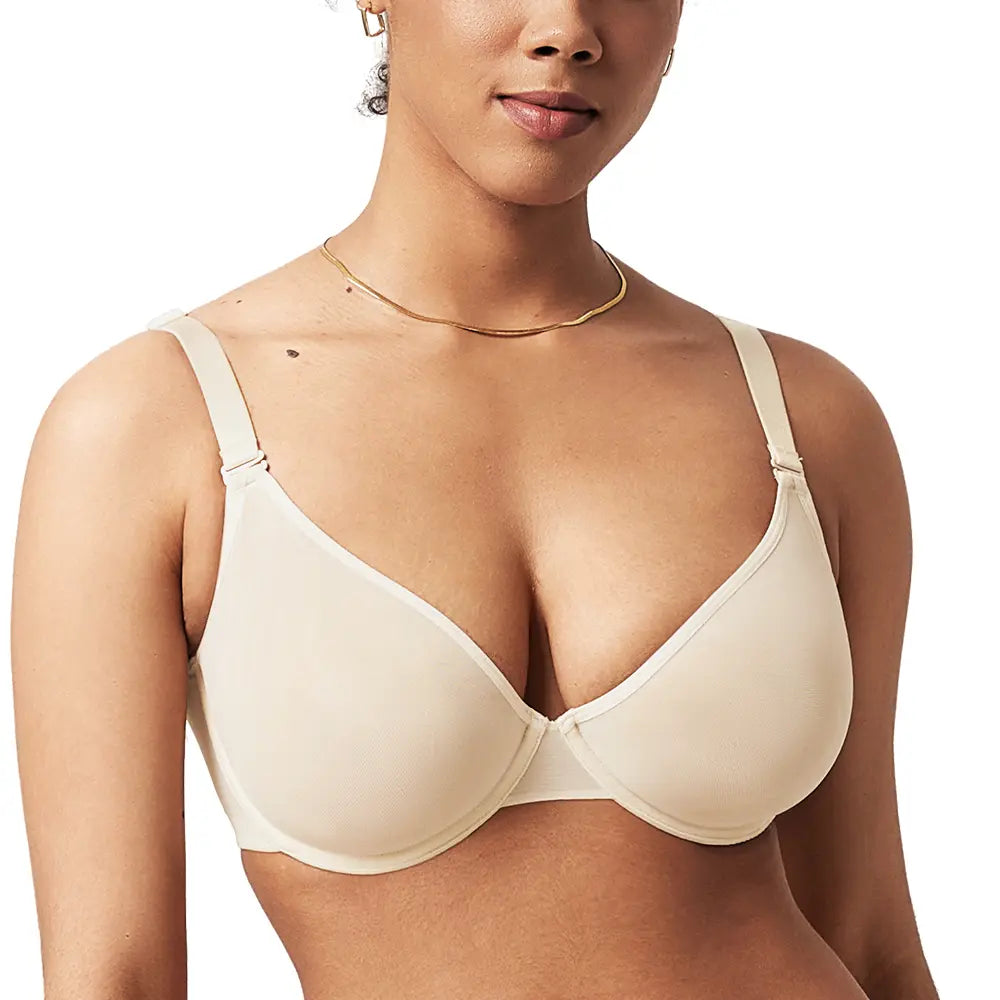🎉 2nd 50% OFF 🎉Plus Size Air Light Sheer Mesh Minimizer Bra