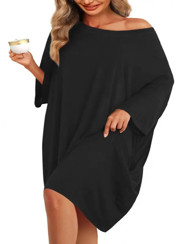Women's Plus Size Bamboo Viscose Nightgown