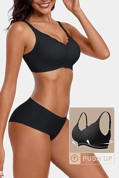 Seamless Comfort Smoothing Push Up Bra