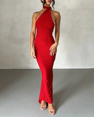 Garze Backless Maxi Dress
