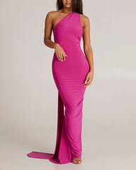 Garze Backless Rose Maxi Dress