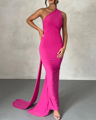 Garze Backless Rose Maxi Dress