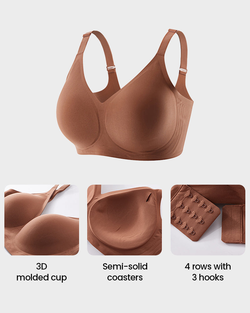Seamless Soft Comfort Jelly Strip Wireless Bra