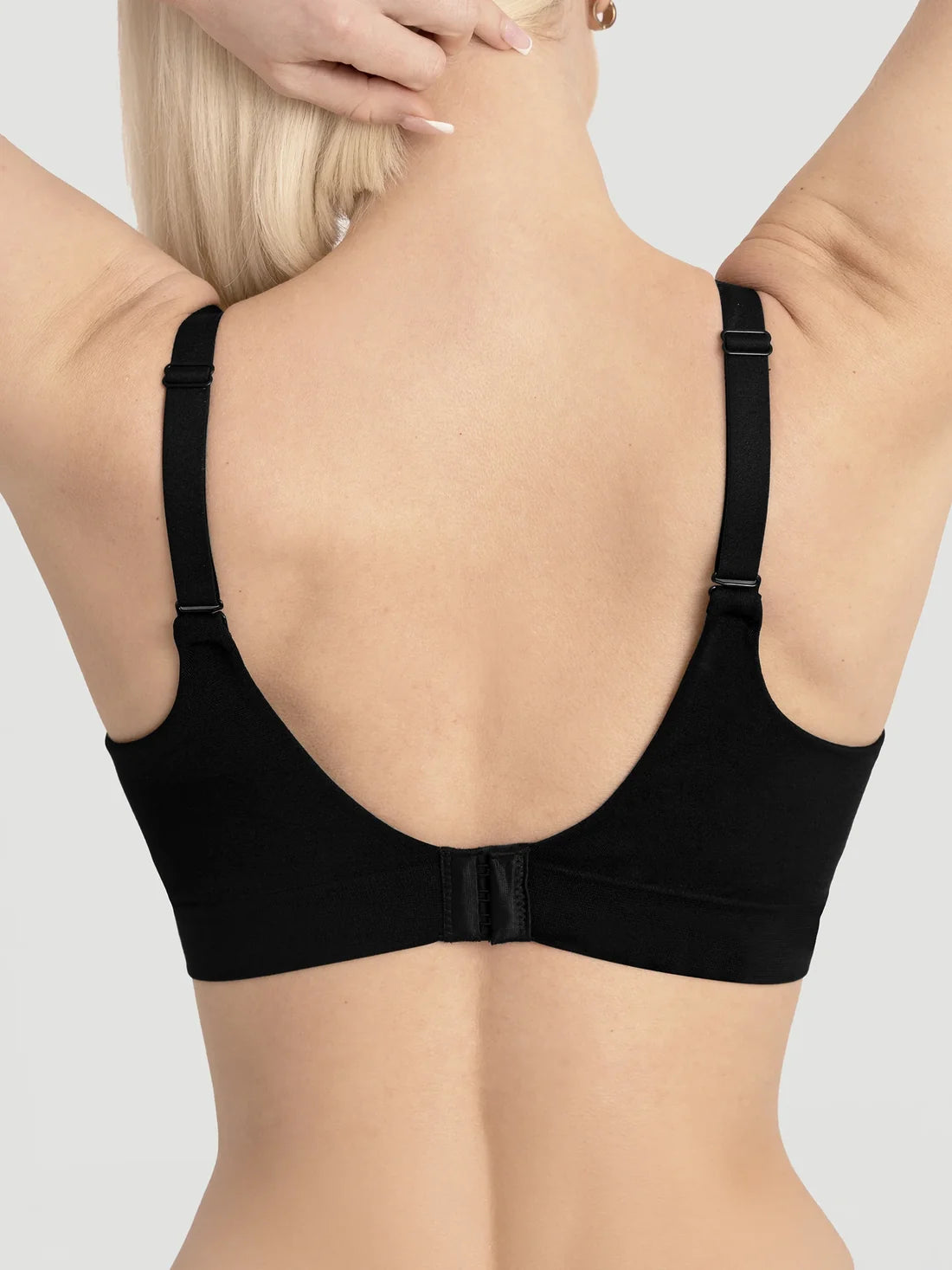 Wireless Seamless Push-Up V-Neck Bra