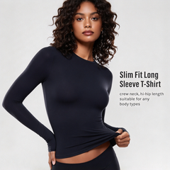 Soft Single-Layer Basic Long Sleeve Shirts See Through Breathable Wear Casual Sporty Shirt