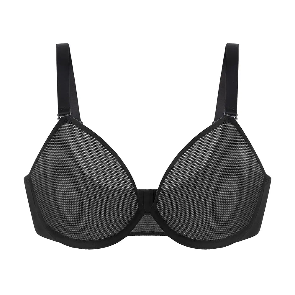 🎉 2nd 50% OFF 🎉Plus Size Air Light Sheer Mesh Minimizer Bra
