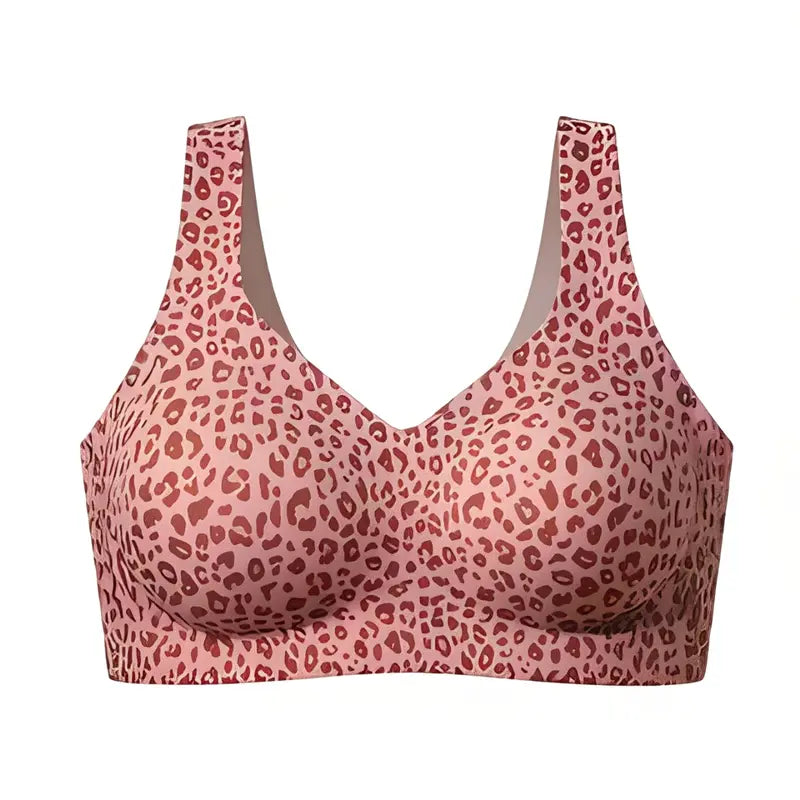 Seamless Wireless V-Neck Jelly Bra