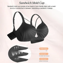 Seamless Push Up Padding Bras