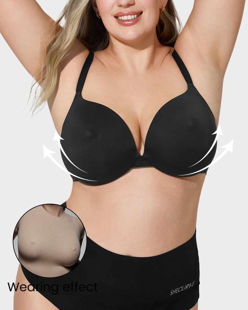Nipple Push-Up Bra