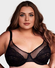 Enchante Unlined Lace Underwire Bra