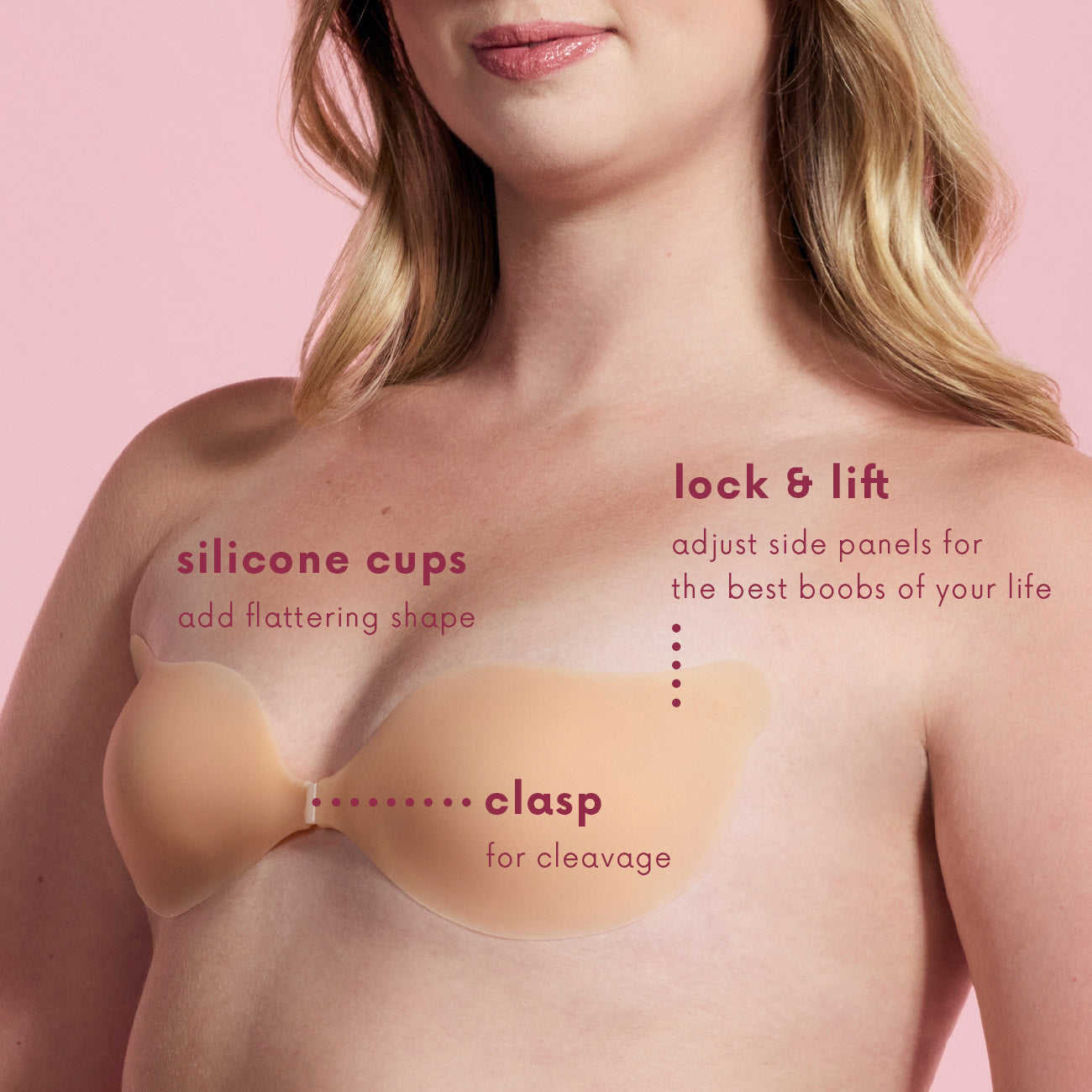 🔥FLASH SALE🔥Cleavage double-Sided Adhesive Invisible Lift Inserts