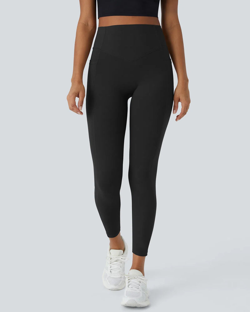🔥Flash Sale🔥 High Waisted Butt Lifting Tummy Control Side Pocket Shaping Training Leggings