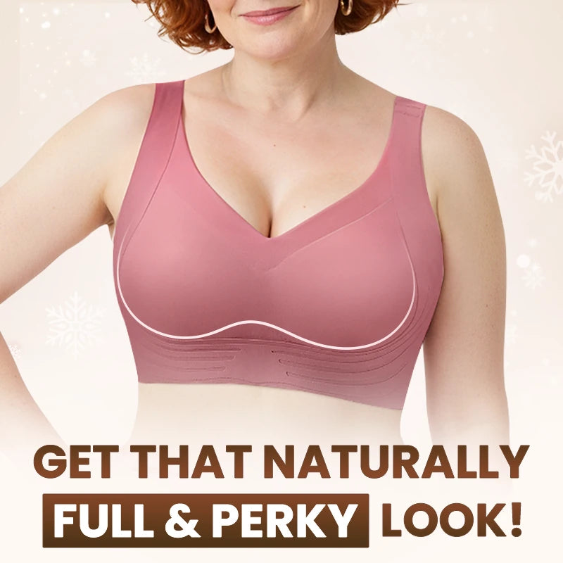 Supportive Wireless Lift Bra for All-Day Comfort