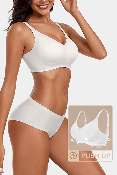 Seamless Comfort Smoothing Push Up Bra