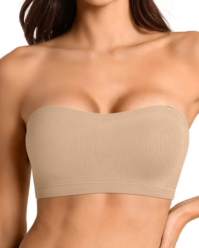 Multiway Wireless Bandeau Bra – Stay Put Comfort Plus Size
