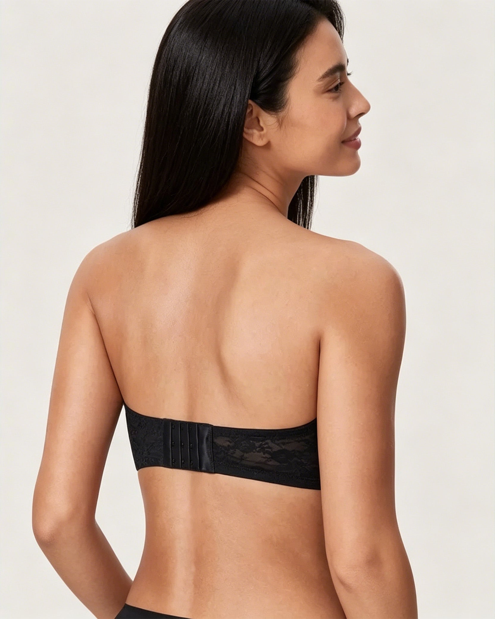 Strapless Lace Underwire Bandeau Bra